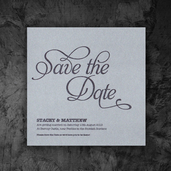 Save the Date Card - Digital Printable File - Flourish Wedding Range - Wedding Invitation